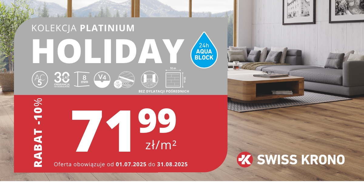 SWISSKRONO Promocja PLATINIUM, HOLIDAY